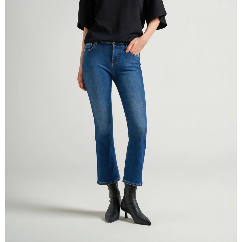 AG Adriano Goldschmied Jodi Crop High Rise Slim Flare Jeans 26R #64‎ LED1662AZNT